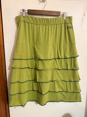 Matilda Jane Lime Tiered Boho Knit Skirt from Goodhart collection